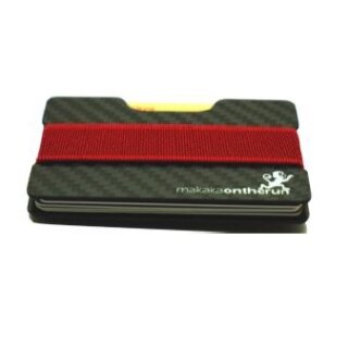 MakakaOnTheRun RFID Carbon Kredit-Kartenetui Slim Wallet