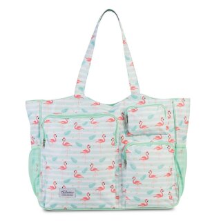 Fabrizio Strandtasche & Badetasche Saunatasche XXL pastellgrün