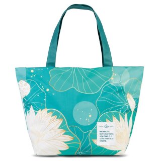 Fabrizio Strandtasche Badetasche grün-blau