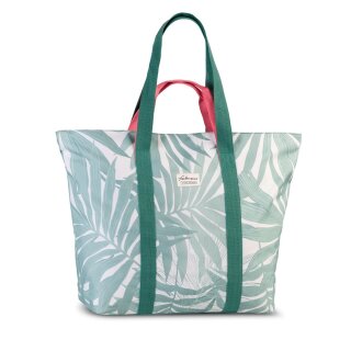 Fabrizio Badetasche XXL Strandtasche Saunatasche grün Blätter