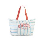 Fabrizio Fresh Summer Badetasche,Strandtasche blau gestreift